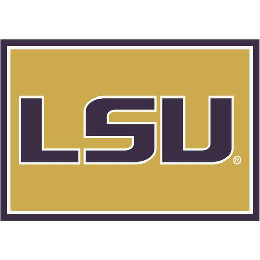 Louisiana State University LSU Tigers Tigers 8x11 Spirit Rug
