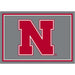 Nebraska Corn Huskers 8x11 Spirit Rug