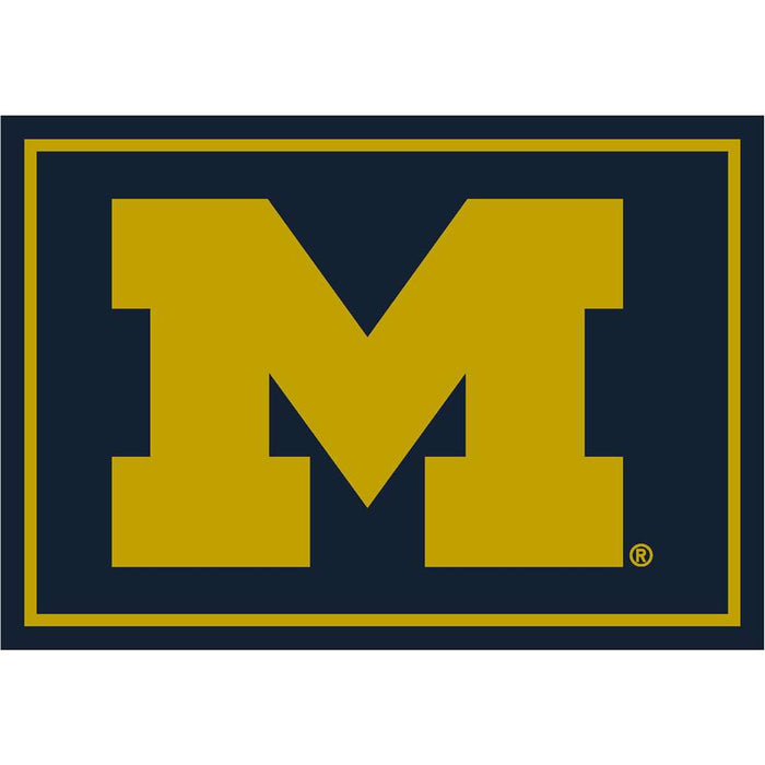 Michigan Wolverines 8x11 Spirit Rug