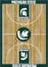 Michigan State Spartans 8x11 Courtside Rug