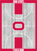 Ohio State Buckeyes 8x11 Courtside Rug