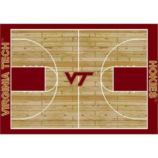 Virginia Tech Hokies 8x11 Courtside Rug