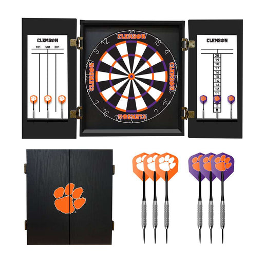 Clemson Tigers Dartboard Set