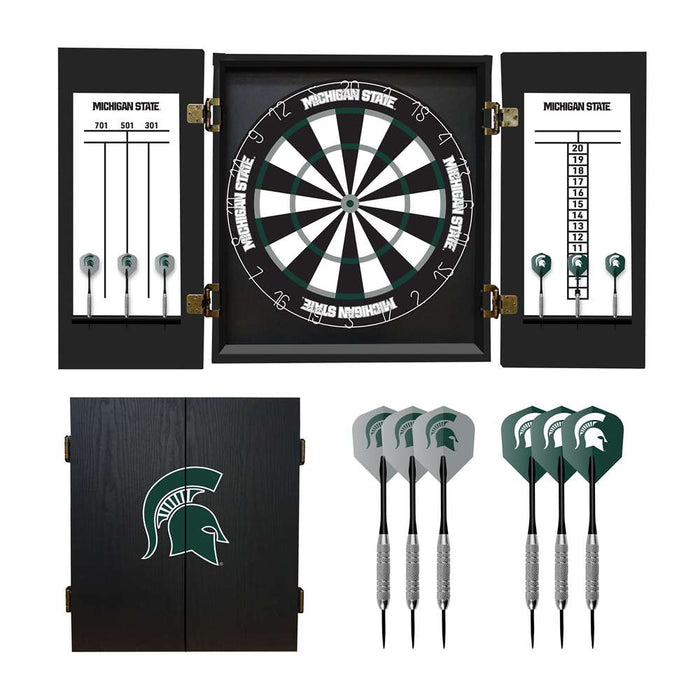 Michigan State Spartans Dartboard Set