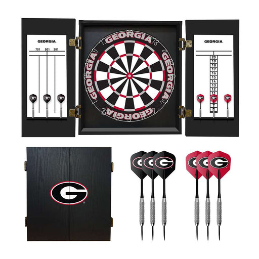 Georgia Bulldogs Dartboard Set