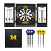 Michigan Wolverines Dartboard Set