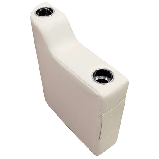 Wise Boat Seat Premier Pontoon Arm Rest - Right Radius - Platinum