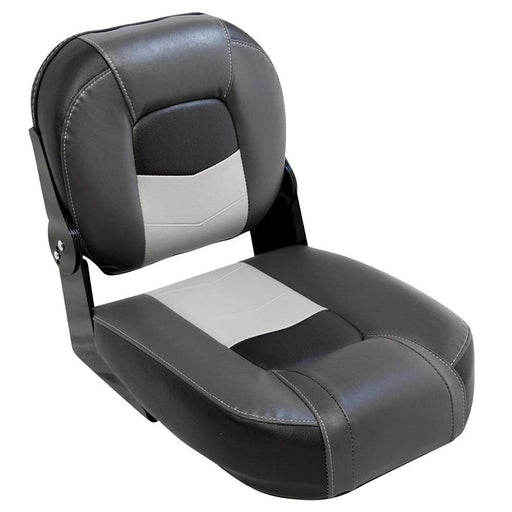 Wise 3305 Pro Angler Tour 14" Bass Boat Center Seat - Charcoal / Marble / Black  