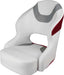 Wise 3314 Baja Series Bucket Seat - Brite White / Grey / Dark Red  