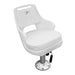 Wise Boat Seat - Standard Pilot Chair & Cushions w/ Adjustable Pedestal & Seat Slide Mount