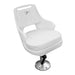 Wise Boat Seat  Standard Pilot Chair & Cushions w/ " Fixed Pedestal & Seat Slide Mount
