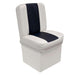Wise Boat Seat Deluxe Series Jump Seat - White / Navy