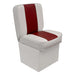 Wise Boat Seat Deluxe Series Jump Seat - White / Red