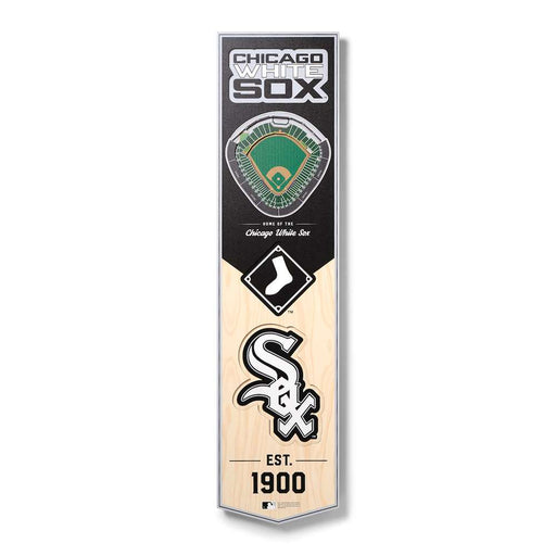Chicago White Sox 3D Stadium Banner 8x32