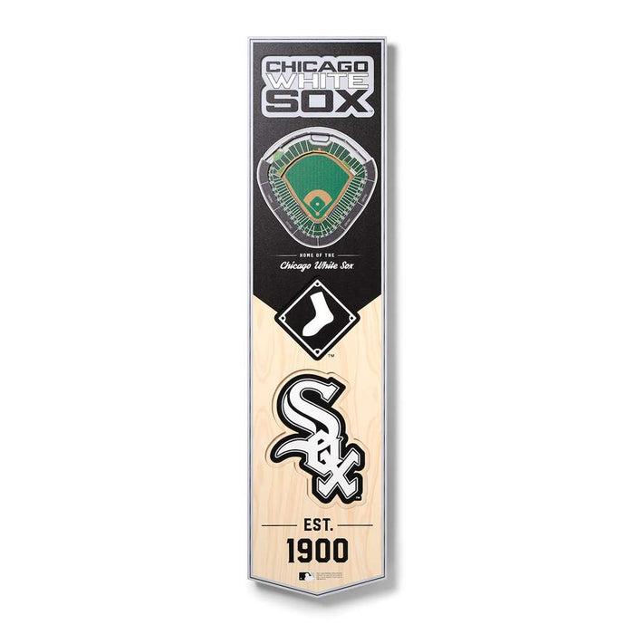 Chicago White Sox 3D Stadium Banner 8x32