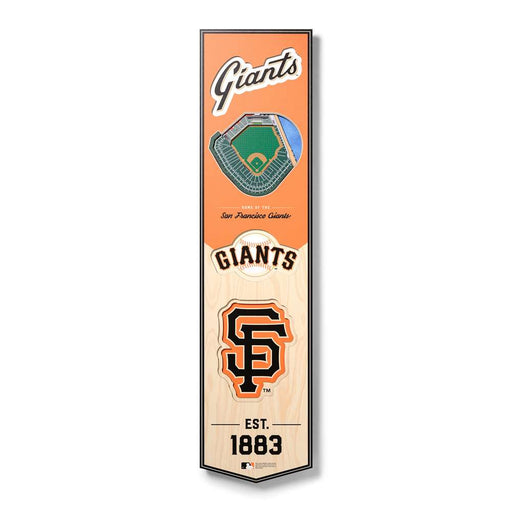 San Francisco Giants 3D Stadium Banner 8x32