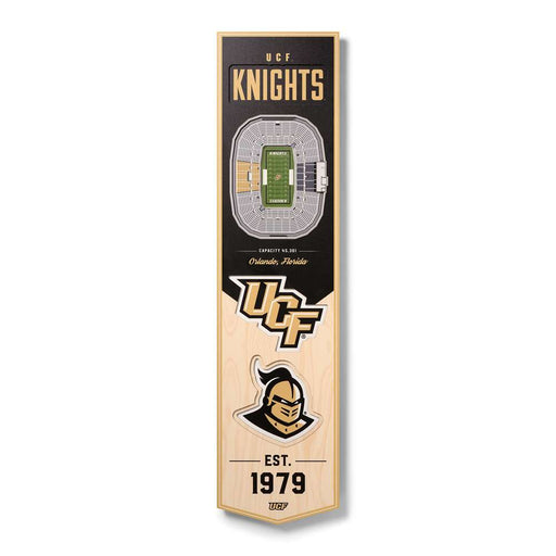 Central Florida Knights 3D Stadium Banner 8x32