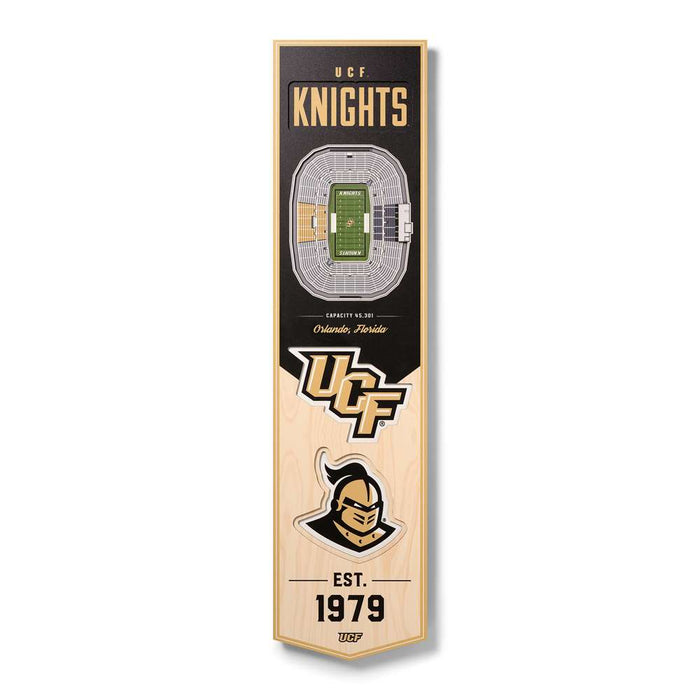Central Florida Knights 3D Stadium Banner 8x32