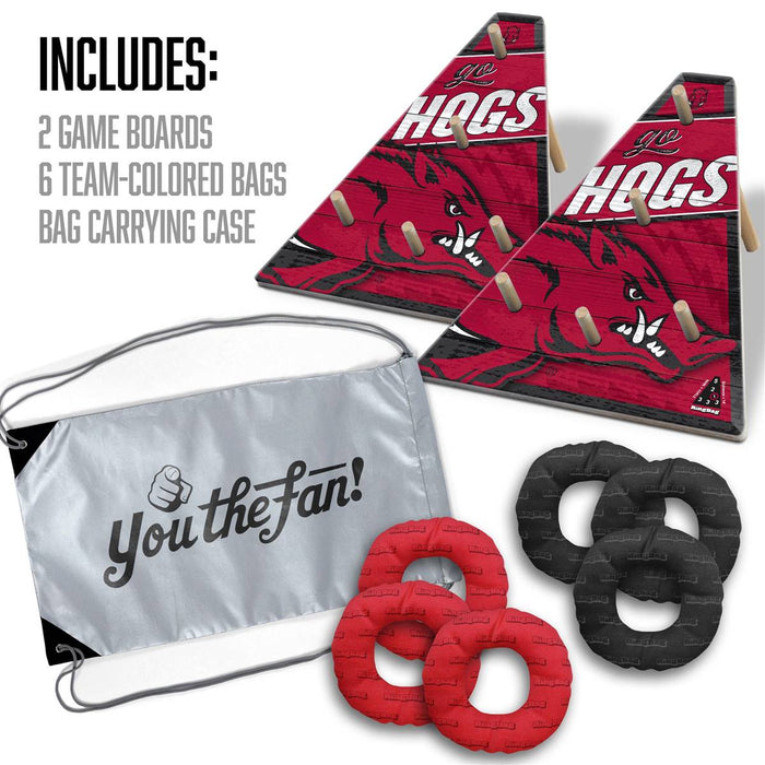 Arkansas Razorbacks Ring Toss Tailgate Game