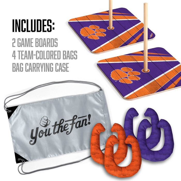 Clemson Tigers HorseShoe Bags Tailgate Game