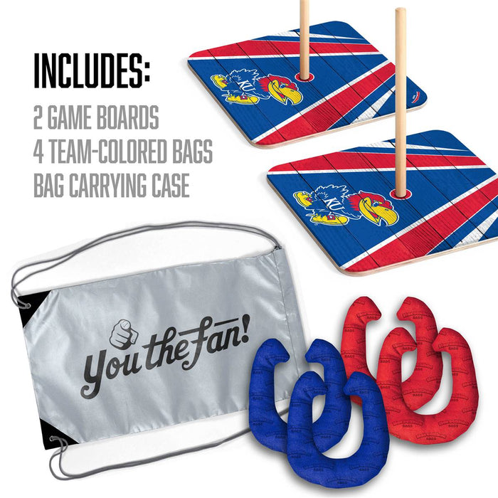 Kansas Jayhawks HorseShoe Bags Tailgate Game