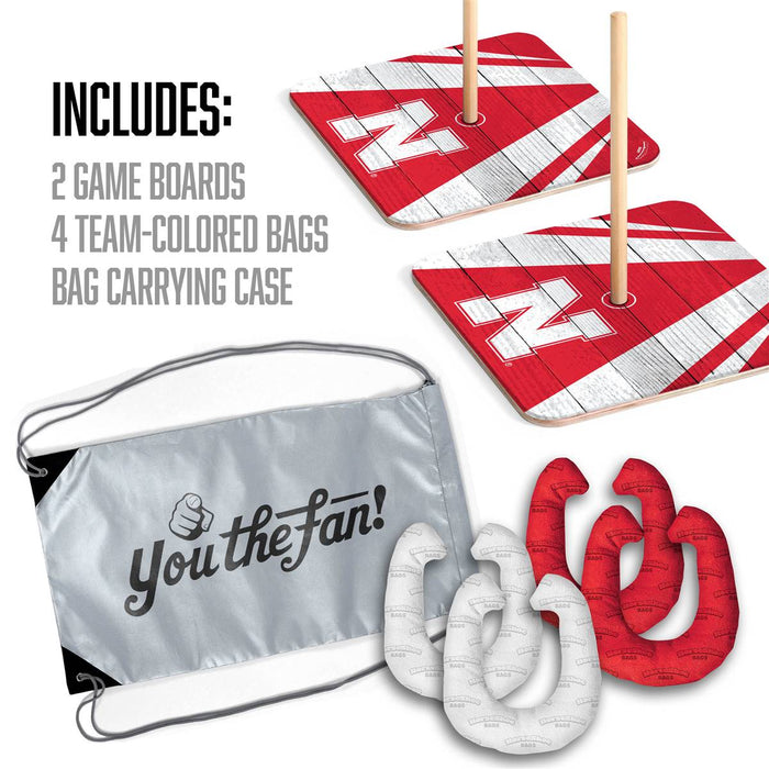 Nebraska Cornhuskers HorseShoe Bags Tailgate Game