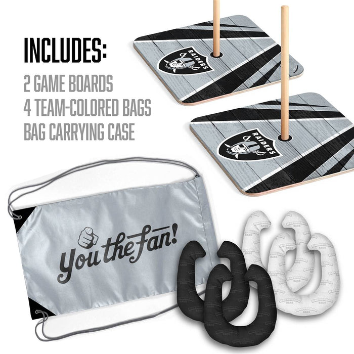 Las Vegas Raiders HorseShoe Bags Tailgate Game
