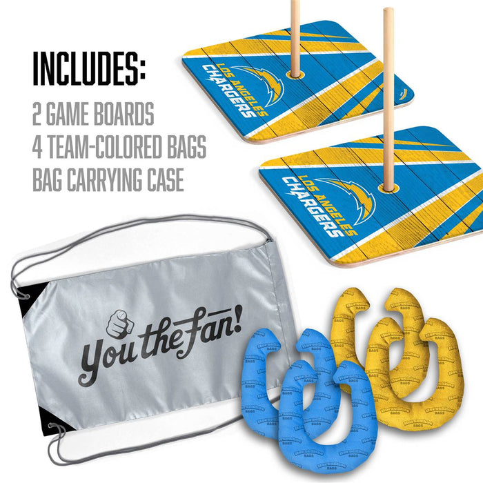 Los Angeles Chargers HorseShoe Bags Tailgate Game