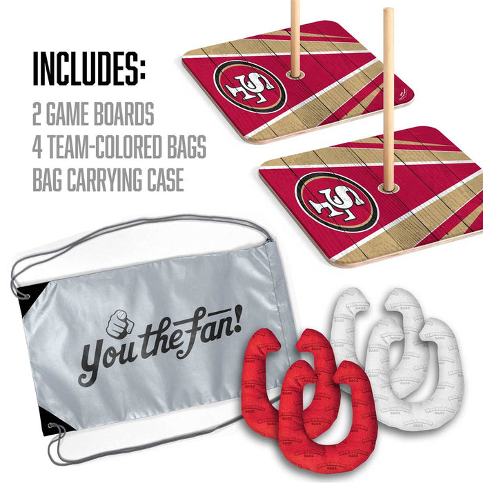 San Francisco 49ers HorseShoe Bags Tailgate Game