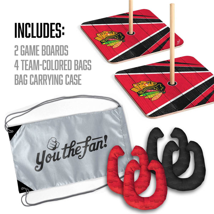 Chicago Blackhawks HorseShoe Bags Tailgate Game