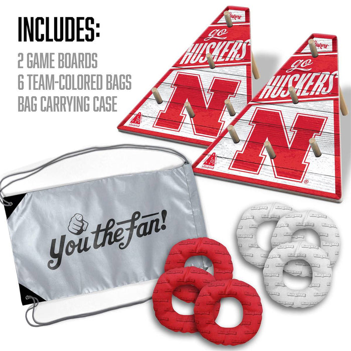 Nebraska Cornhuskers Ring Toss Tailgate Game