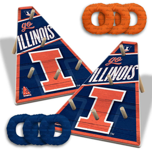 Illinois Fighting Illini Ring Toss Tailgate Game