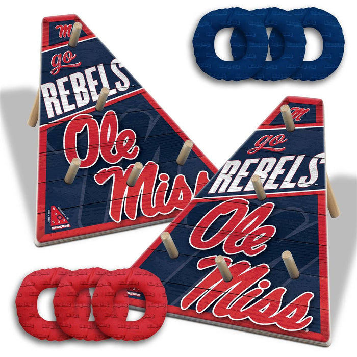 Mississippi Rebels Ring Toss Tailgate Game