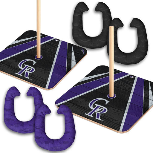 Colorado Rockies HorseShoe Bags Tailgate Game
