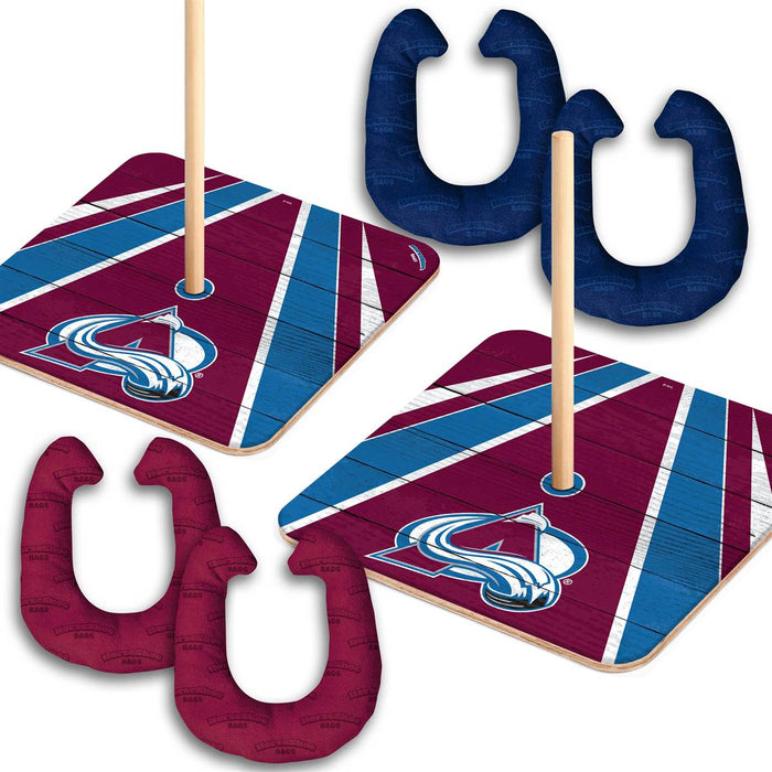 Colorado Avalanche HorseShoe Bags Tailgate Game