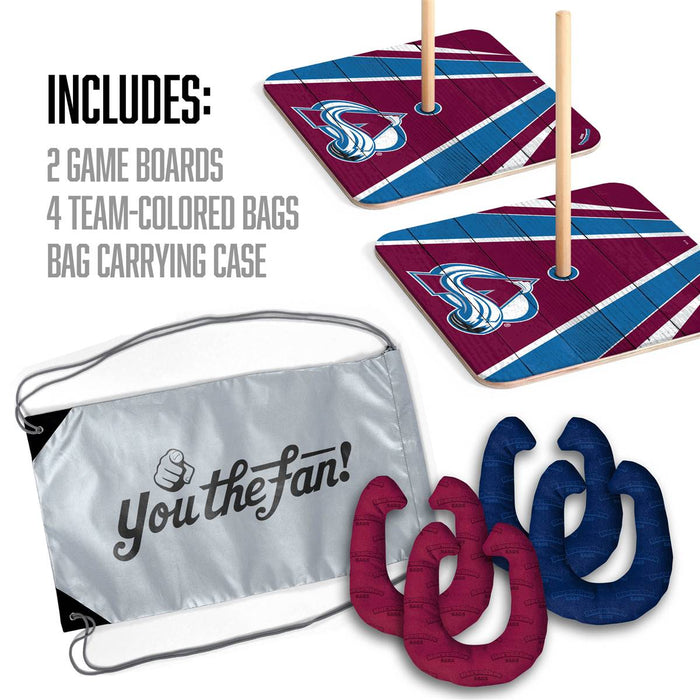Colorado Avalanche HorseShoe Bags Tailgate Game