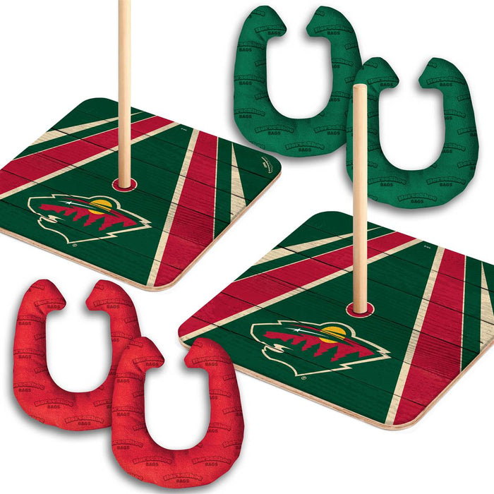 Minnesota Wild HorseShoe Bags Tailgate Game