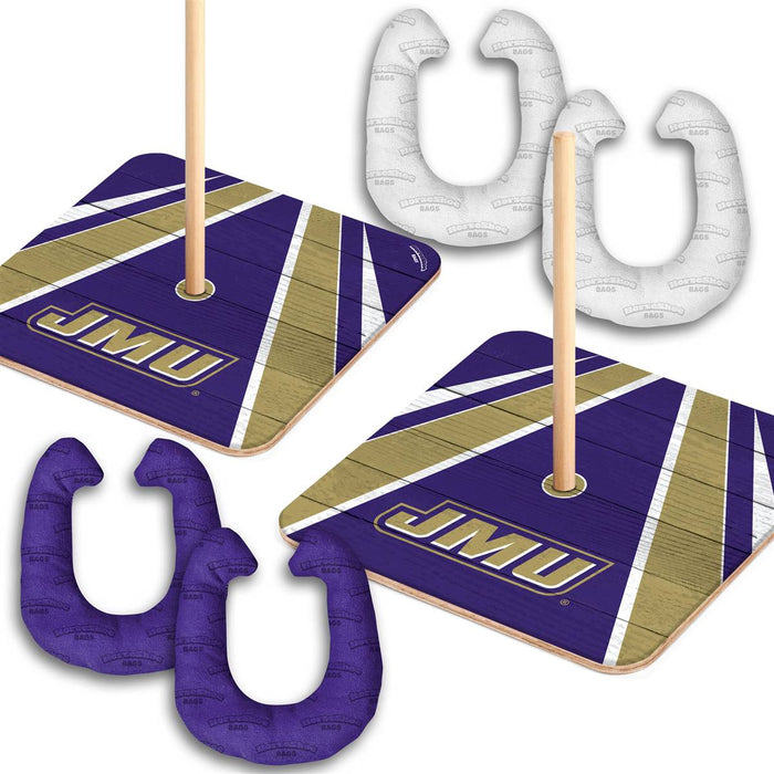 James Madison Dukes HorseShoe Bags Tailgate Game