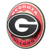 Georgia Bulldogs 3DX CIRCLE BACKER WALL ART