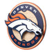 Denver Broncos 3DX CIRCLE BACKER WALL ART