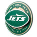 New York Jets 3DX CIRCLE BACKER WALL ART