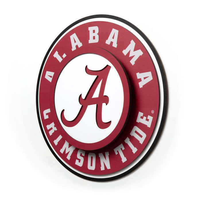 Alabama Crimson Tide 3DX DIE CUT WALL ART