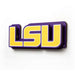 LSU Tigers 3DX DIE CUT WALL ART