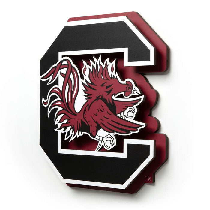South Carolina Gamecocks 3DX DIE CUT WALL ART