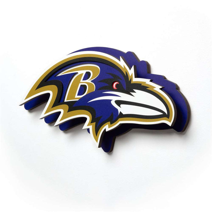 Baltimore Ravens 3DX DIE CUT WALL ART