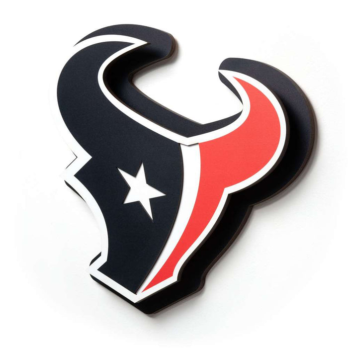 Houston Texans 3DX DIE CUT WALL ART