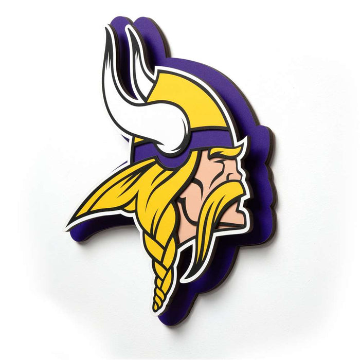 Minnesota Vikings 3DX DIE CUT WALL ART
