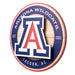 Arizona Wildcats 3DX CIRCLE BACKER WALL ART