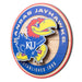 Kansas Jayhawks 3DX CIRCLE BACKER WALL ART