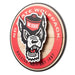 NC State Wolfpack 3DX CIRCLE BACKER WALL ART